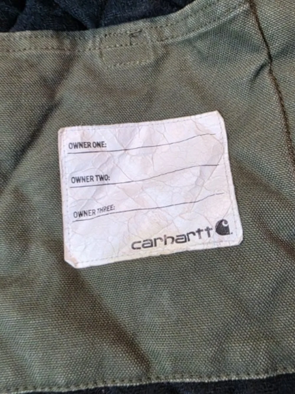 Carhartt Flannel Quilt Lined Active Jacket Youth Medium 10-12 Green OJ8545-B
